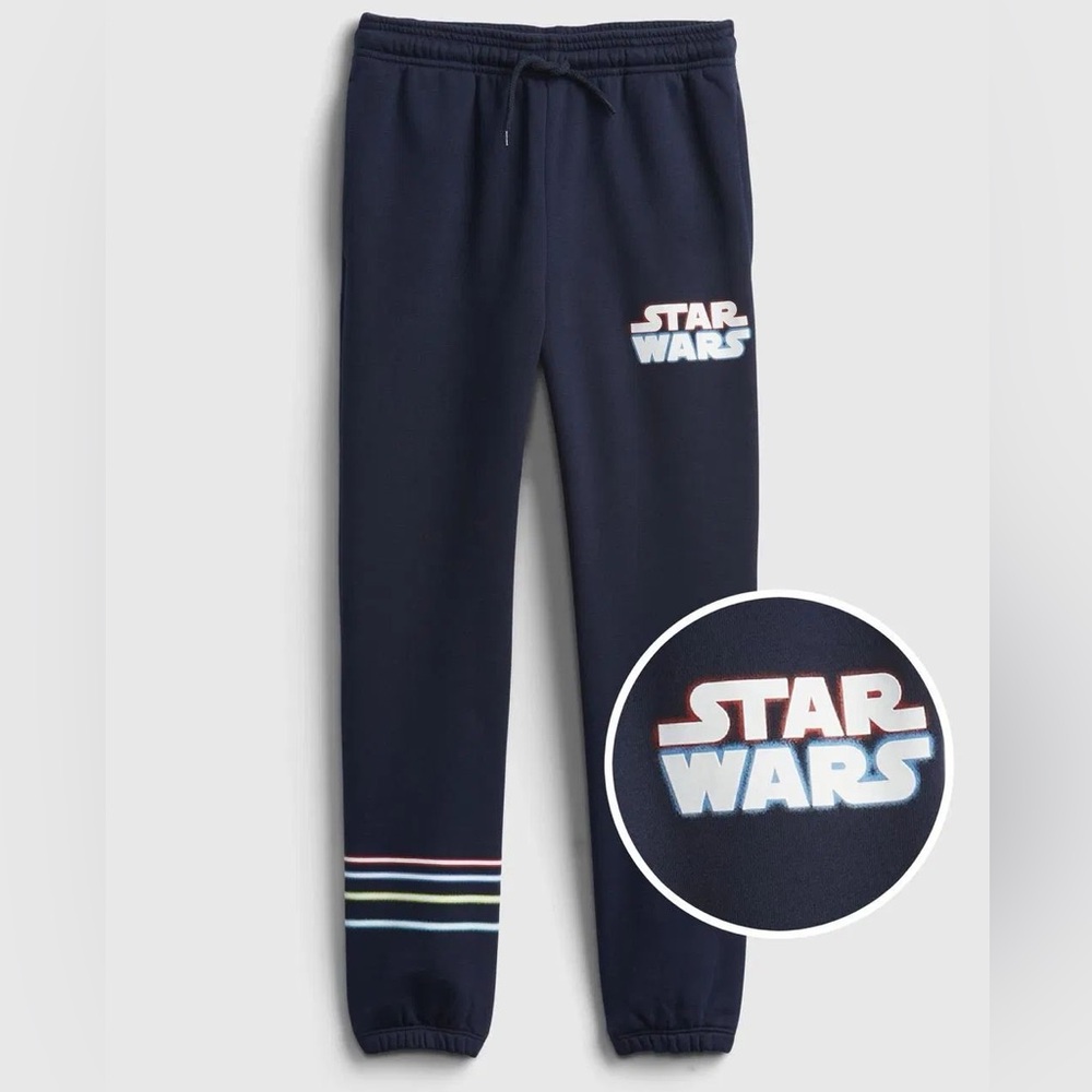GapKids | Star Wars Navy Joggers - Small (6-7)